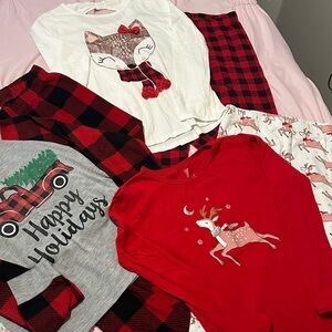 Three Festive Holiday Pajama Set